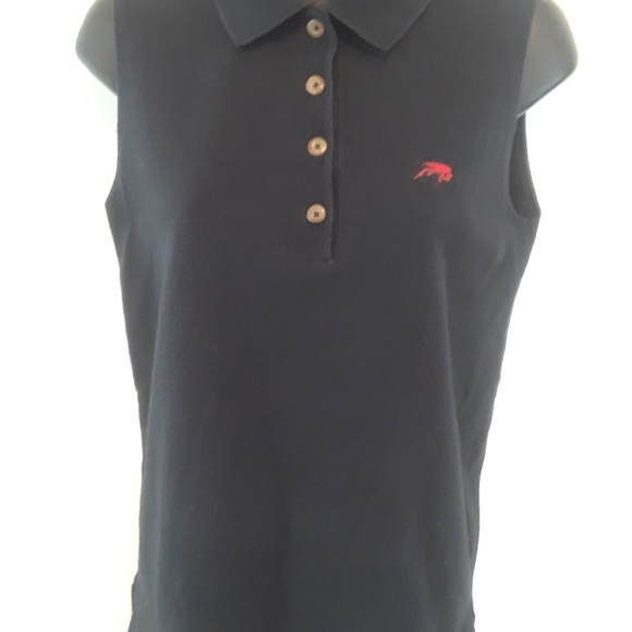 Perlis women's sleeveless Polo medium black - Picture 2 of 7